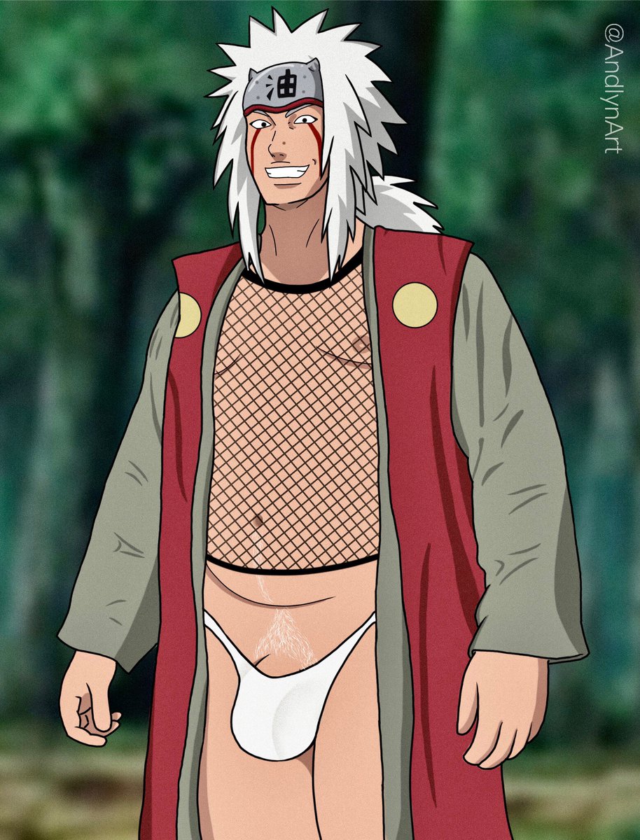 Just imagine you walking through the forest and seeing Jiraiya like that, w...