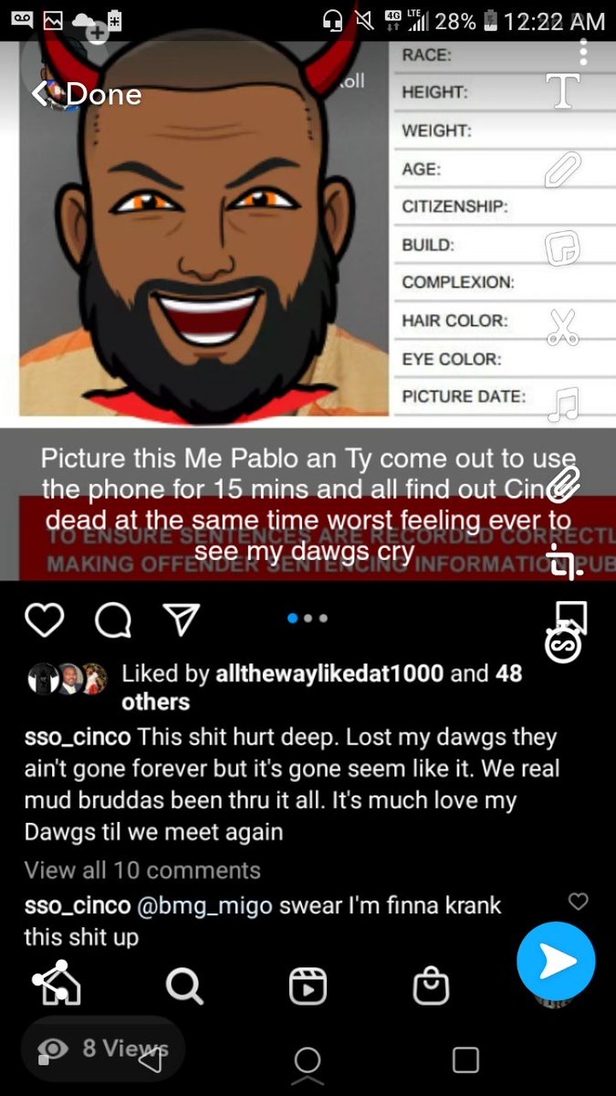 JarrellJames1's tweet image. Happy Heavenly Bday to my Brother @Squadshitonly5 💚 LL the 🐐