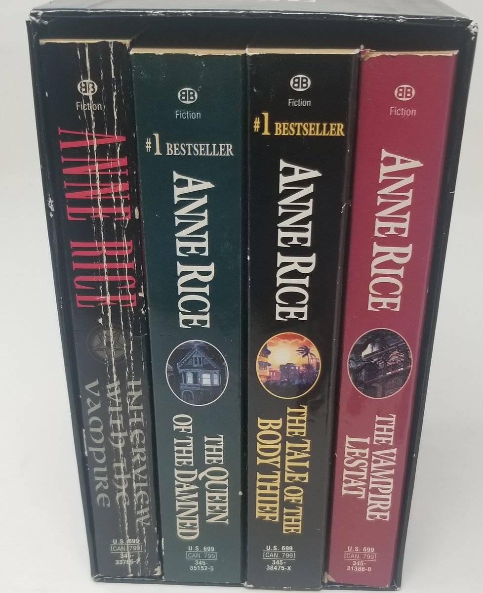 TammyTu78097268's tweet photo. The Complete Vampire Chronicles by Anne Rice 4 Book Box Set Vintage
https://t.co/PgYz4y7rVj https://t.co/9Fc2VwWgu2