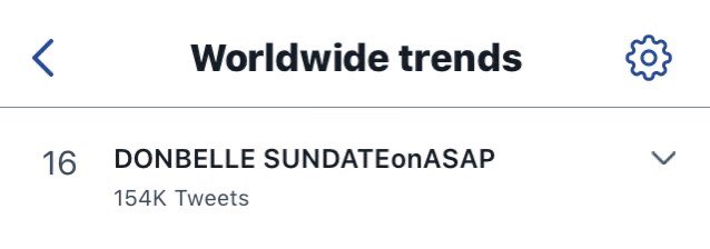DonBelleOFC's tweet photo. We are currently number one at the Philippine trends and number sixteen at the worldwide trends. 

Iba talaga kayo, Bubblies! 

DONBELLE SUNDATEonASAP 

#ASAPHotHotHot https://t.co/XtCGq2syJG