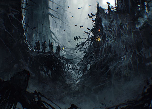 DungeonNoir's tweet photo. Witch House by Reza Afshar, https://t.co/p5McGPQwUq