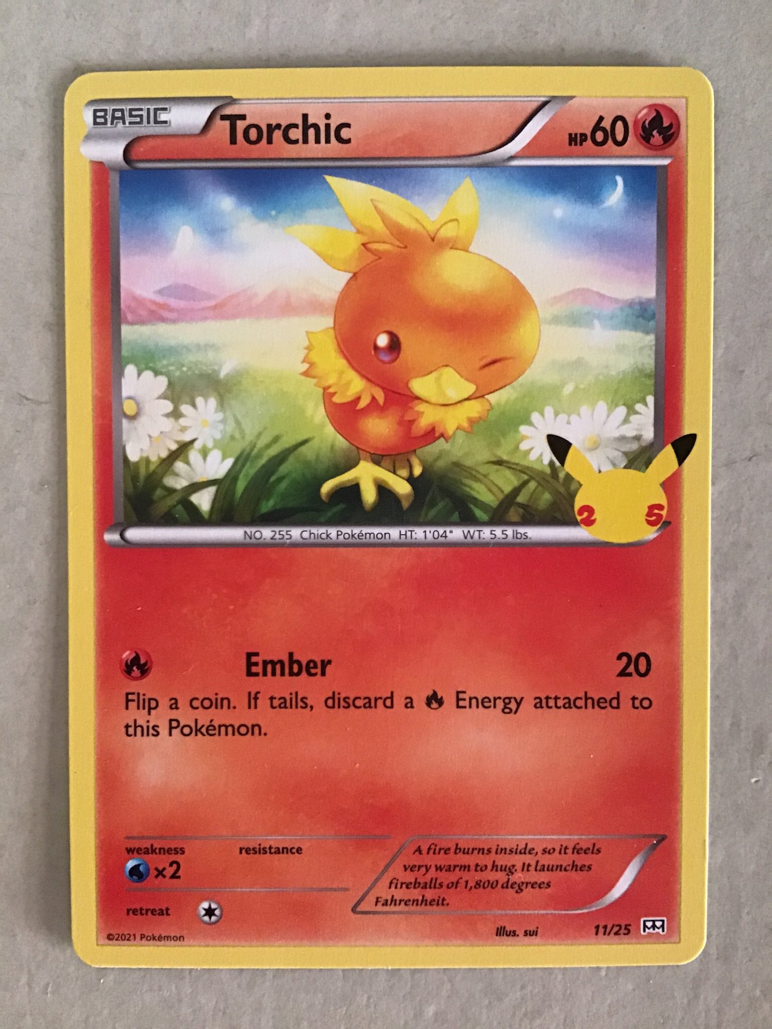 Twitter 上的 AlphaPower65："McDonald's Pokémon 25th Anniversary Happy Meal Card  Torchic (11) #Mcdonalds #McDonaldsPokemon #Pokemon25 #Pikachu #HappyMeal  #PokemonHappyMeal #HappyMeal2021 #Torchic https://t.co/5C5l8tuW6Z" / Twitter
