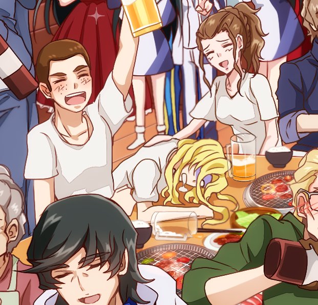 これはマカベ 酒豪 に負けじと飲んだら潰れたミツヒロバートランド君 神田のイラスト