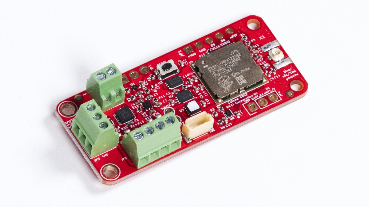 Blog post: our new Catena 4802 combines LPWAN, #Qwicc, RS-485, <a href="/Sensirion/">Sensirion</a> SHT-31 Temp/Humidity in a 2" x 0.9" device. #LoRaWAN (<a href="/thethingsntwrk/">The Things Network</a>, <a href="/helium/">Helium🎈</a>, <a href="/actility/">Actility</a>, <a href="/senet/">Joan Saunders</a>, <a href="/MachineQ/">MachineQ</a>, more), <a href="/sigfox/">Sigfox</a>, Arduino IDE, open source. mcci.io/news-4802 #IoT #opensource