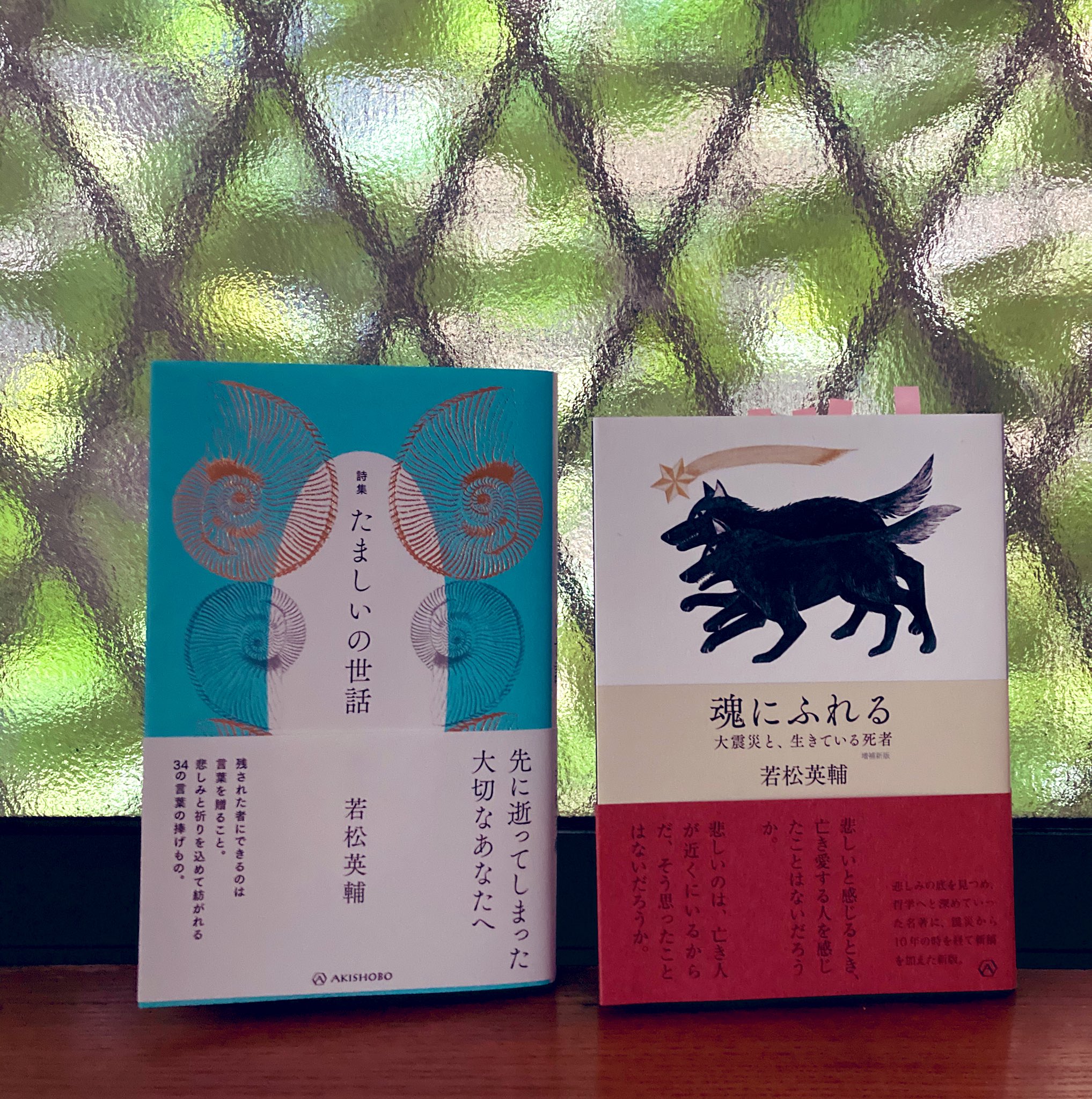 本 たましいの世話 詩集 魂にふれる 増補新版 亜紀書房 あんず文庫 から購入の2冊 満を持して入荷 と店主の言 以前 若松英輔 さんの本を扱いたいと語っていた それが叶ったのだ 詩集は帯文を見て出会いを感じた 死別 離別 を経験した