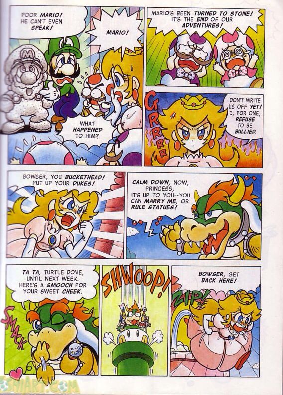 I miss when Princess Toadstool kicked ass... 