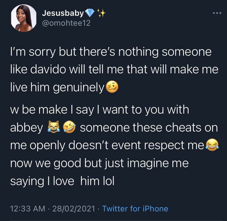 Postsubman's tweet photo. - Omohtee weighs in heavily on Davido and Chioma Saga. https://t.co/RjG8jjHbY2