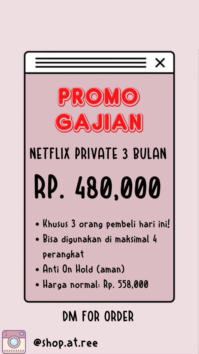 Promo gajian checkkkk! Kuy gaskeun... cuman buat 3 orang ya!