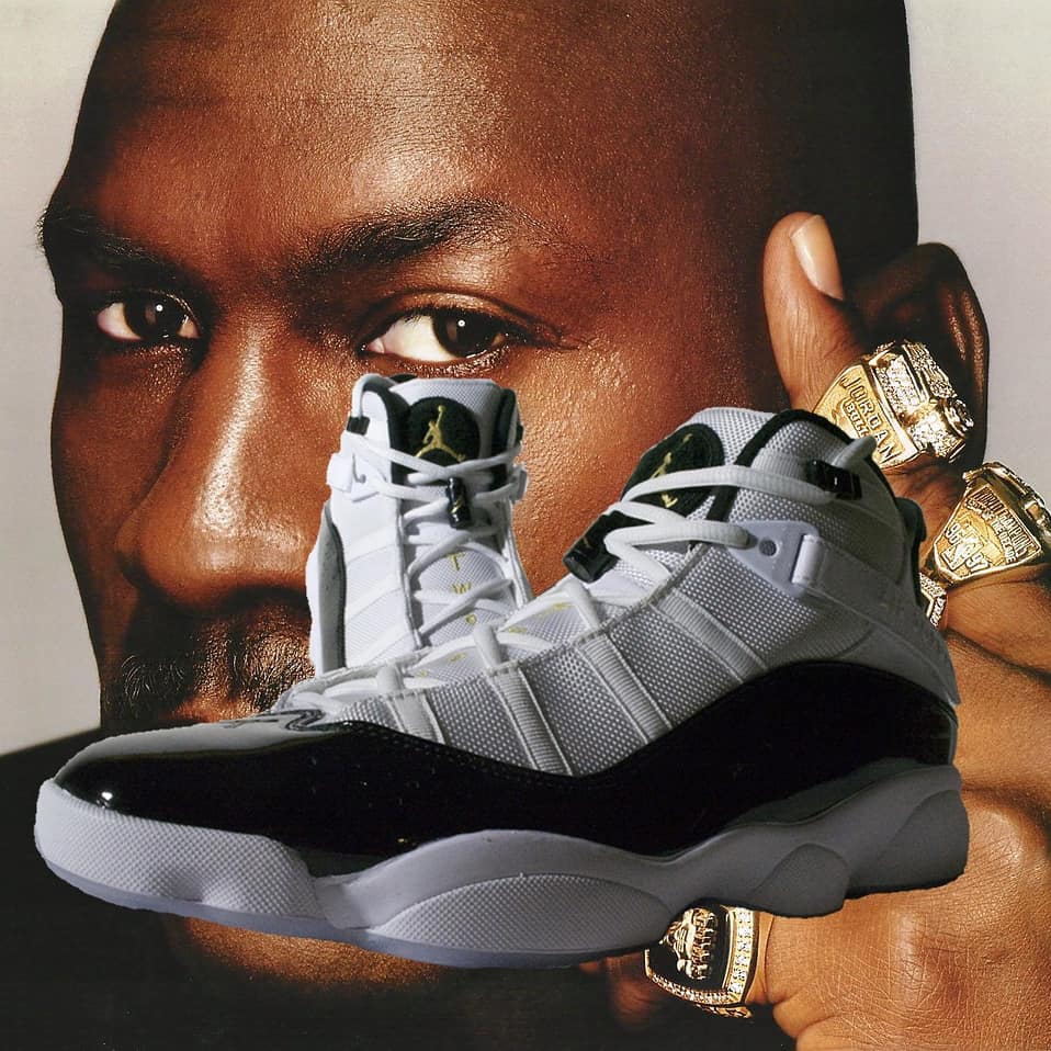 dunkableskicks's tweet photo. The Michael Jordan 6 rings "Defining Moments" edition #dunkable is now up!!! This piece is of a true king, the man himself Michael Jordan. Collectible displays Jordan's 6 rings and crown fitted with Bulls red rubies! This #nftart comes with a pair of Jordan 6 Rings! https://t.co/RWQO6irbYu