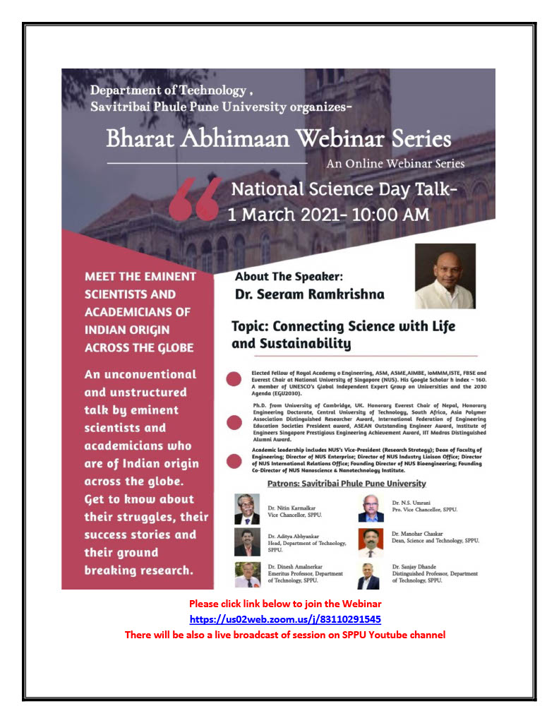 DineshCmet's tweet photo. Prof.Seeram Ramkrishna is among the World’s Most Influential Scientific Minds with more than 1,000 research articles, around 118,000 citations and Google Scholar H -index of 158.Please see the flyer for more details. https://t.co/d3QP7JosXv
