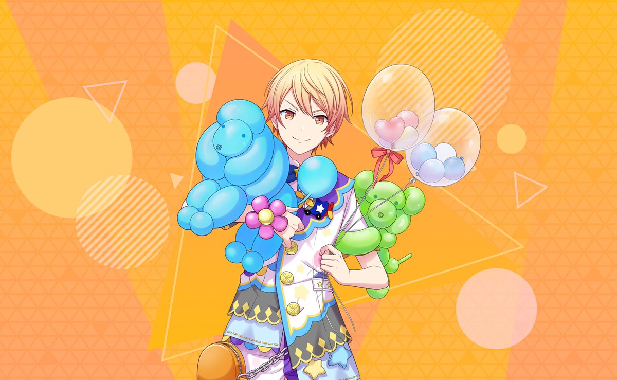 tsukasaitis's tweet photo. 【Tenma Tsukasa】”Balloon Presenter” 2* Card (Event) https://t.co/E3pJNkx3Dn