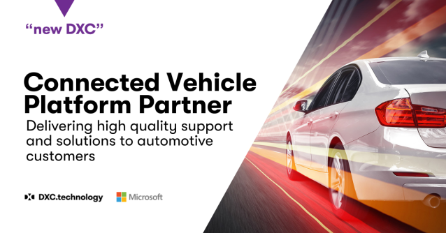 Together with <a href="/Microsoft/">Microsoft</a>, we are committed to delivering high quality support and solutions to automotive customers. Learn how we are leveraging the Microsoft Connected Vehicle Platform. Visit our showcase page at #MSIgnite. <a href="/msPartner/">Microsoft Partner</a> #DXCPartners bit.ly/3szwKlw