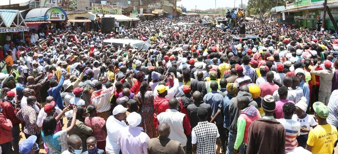 AllyBHustler002's tweet photo. Greetings from Gatura, Ndakaini and Ndunyu Chege residents after a prayer service at the AIPCA church in Gatanga Constituency, Murangโa County.
#2007NeverAgain
#RutoMashinani https://t.co/CRK5T2Y0LR