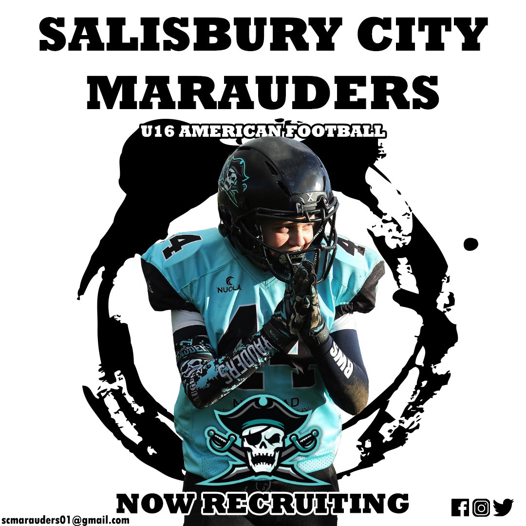 Marauders are now actively looking for new members! Players for u16 contact and sideline staff! 

Message or email for interest! 

Be advised our adult flag team is also recruiting, more info to follow. 

#BlackAndTeal #BeAMarauder