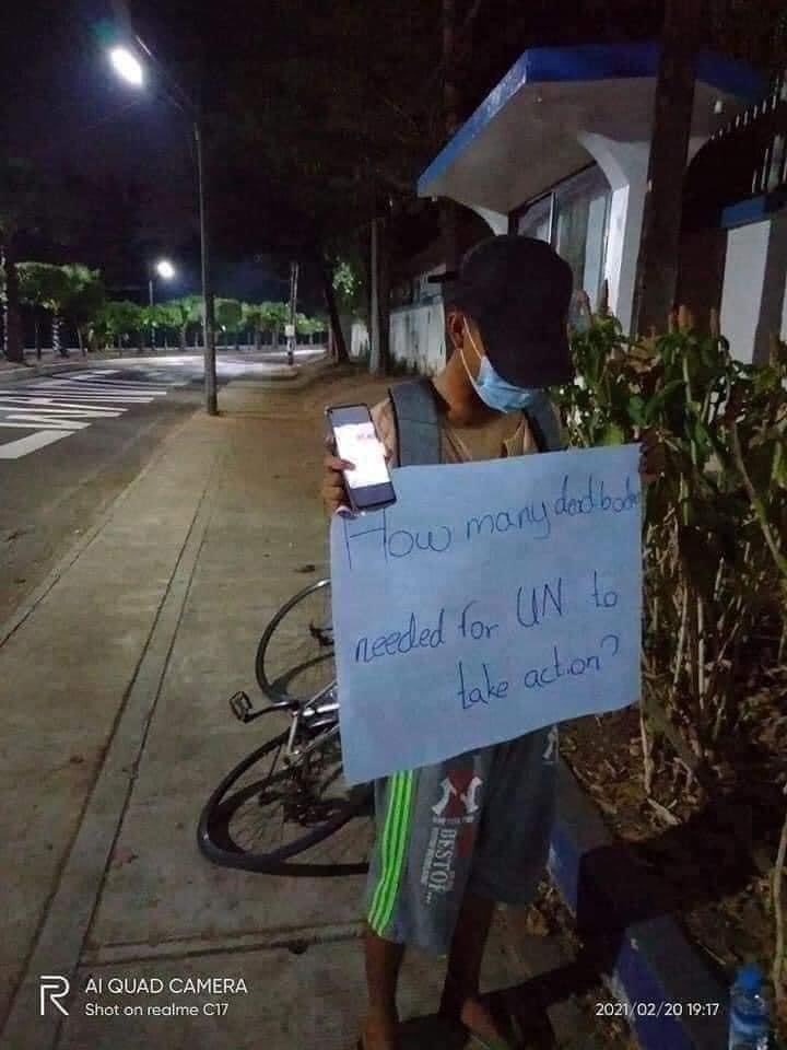 Dear World, We need your help!
Please take military action to Myanmar Junta!
We are so desperate right now! 
<a href="/UN/">United Nations</a> <a href="/POTUS/">President Donald J. Trump</a> 

#HowManyDeadBodyNeedForUNtoTakeAction 
#Feb28Coup