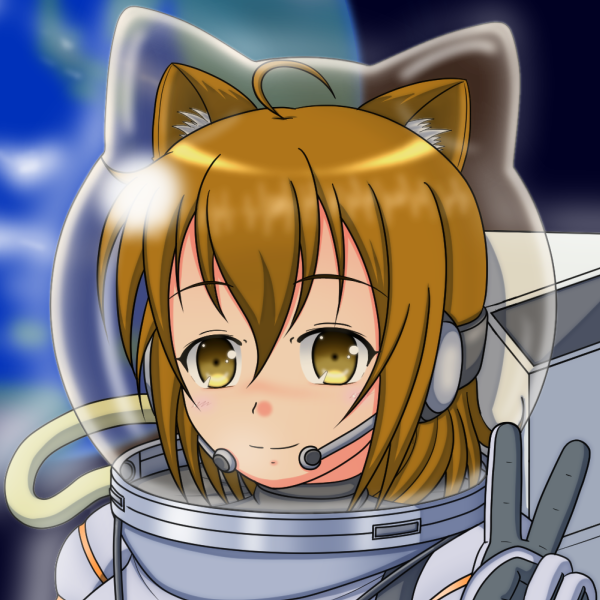 تويتر Kit على تويتر 再掲になりますが S S S Vol 14 では 奇しくも前回のオンライン販売だった Vol 11 の猫耳宇宙服少女のフル装備版を描かせてもらっています 金魚鉢メットは欠かせませんが これまで何度かイラストで見かけた猫耳型形状も良いなぁ って