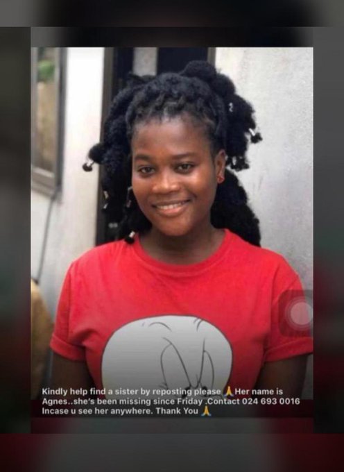 Please retweet . She is missing