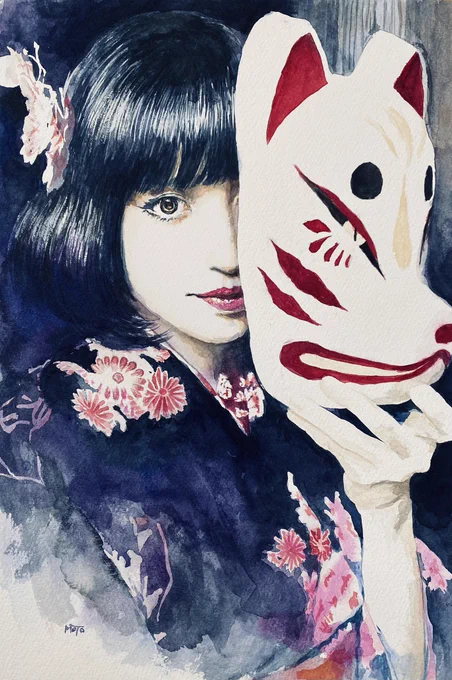 #今月描いた絵を晒そう 

水彩は改めて奥が深いと感じました。
沢山描いて更に深めていきたいです! 