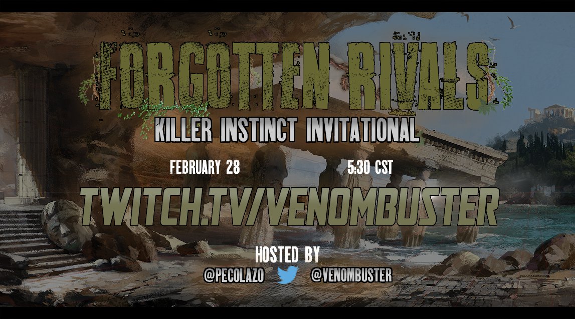 VenenoRaccoon's tweet photo. Remember everybody, The Forgotten Rivals Tournament hosted by @PeColazo & @VenomBuster will be today.
Only at https://t.co/zNHNKKYjoz
#PlayKI
#BringBackKI
#MakeKIStronger https://t.co/ThoWkEBzXr