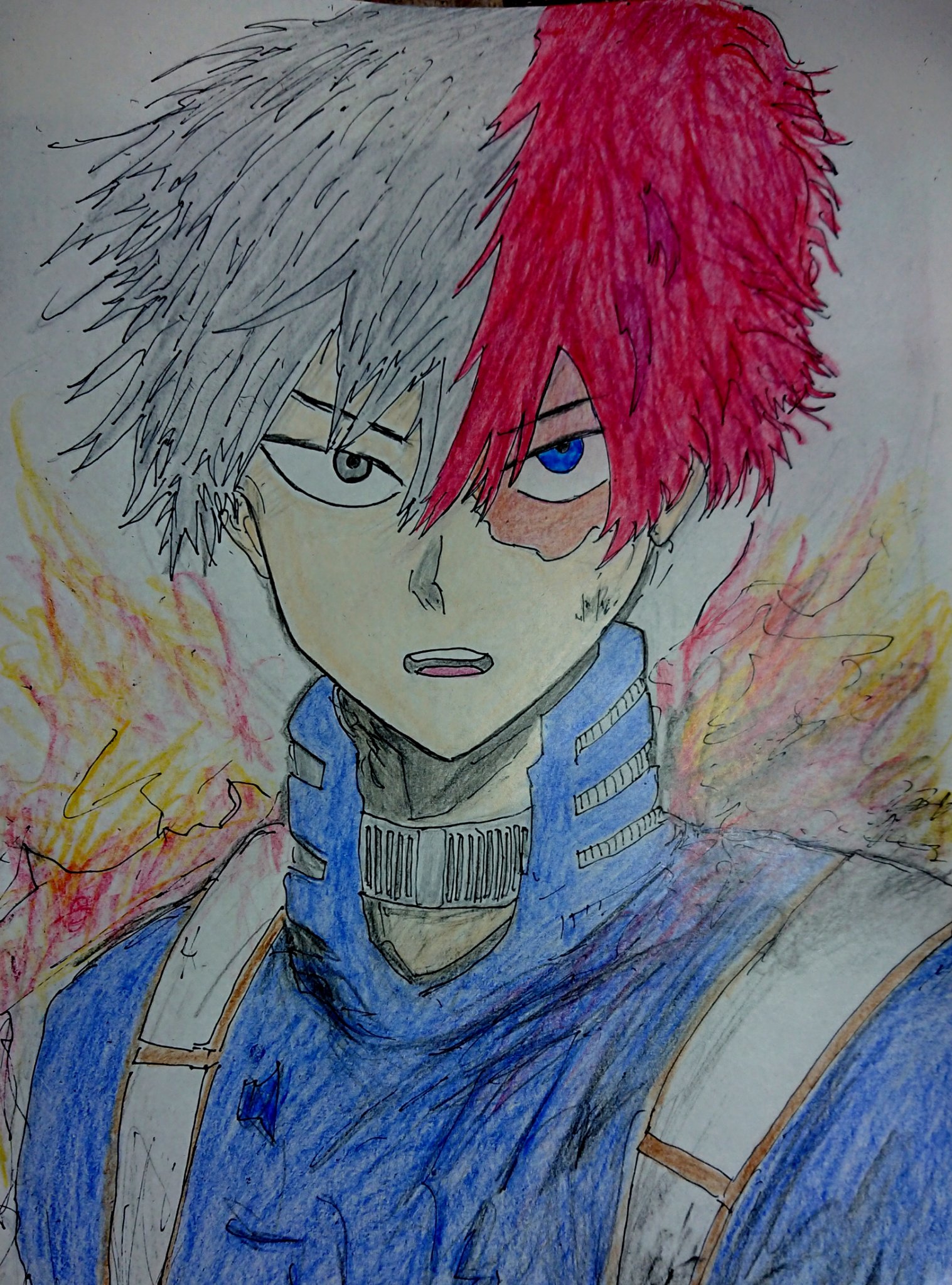 Yuccho 僕のヒーローアカデミア 轟焦凍を描いてみた 僕のヒーローアカデミア ヒロアカ絵描きさんと繋がりたい ヒロアカ ヒロアカ好きさんと繋がりたい 轟焦凍 轟焦凍イラスト ヒロアカイラスト イラスト好きな人と繋がりたい イラスト アニメ