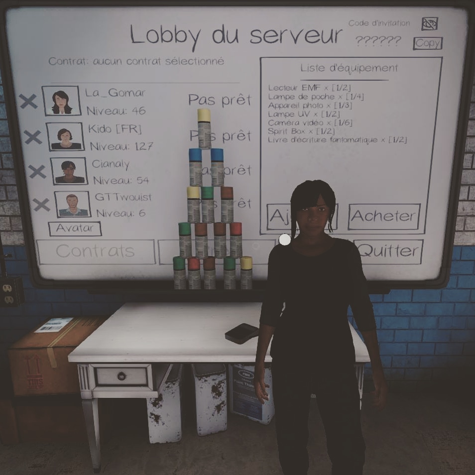 CianalyT's tweet photo. Chef d'oeuvre d'art contemporain réalisé par ma partner Kidoooow 😂😂🤣🤣🤣 Très bonne soirée phasmo on a beaucoup ri et beaucoup trop crié 🤭🤭 https://t.co/kqNlfVMFKu