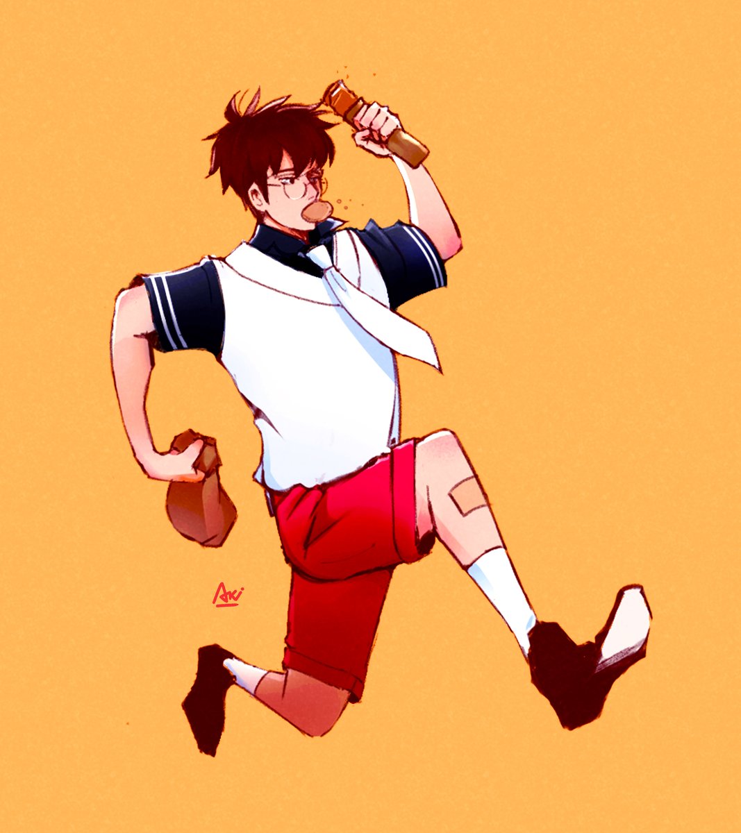shiojuu's tweet photo. favorite subject: recess 🫔🥪🥨 

#PasukanArtPH #artph https://t.co/NTriJUUhm7