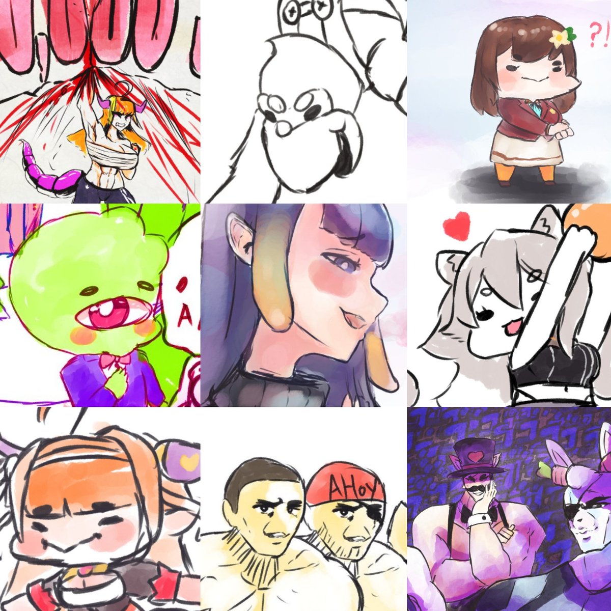 #今月描いた絵を晒す
Best of feb???? 