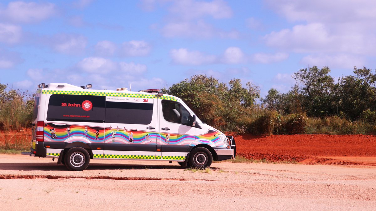 stjohn_wa's tweet photo. That's a wrap! Thank you for having us @BroomePride, our staff and volunteers had so much fun helping celebrate Mardi Gras with the community. It's almost time for us to head back home! 🚑 #broomemardigras2021 https://t.co/A6giCbEirz