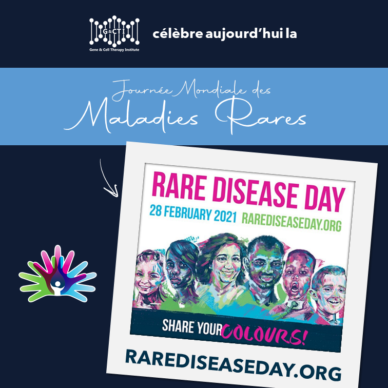 #RareDiseaseDay | 📢 Ajd c'est la Journée Mondiale Maladies Rares

3️⃣0️⃣0️⃣ millions de personnes vivent avec une maladie rare dans le monde : il en existe plus de 6️⃣0️⃣0️⃣0️⃣ !

RDV sur RAREDISEASEDAY.org pour en savoir +

#ShareYourColors #RareIsMany #RareIsStrong #RareIsProud