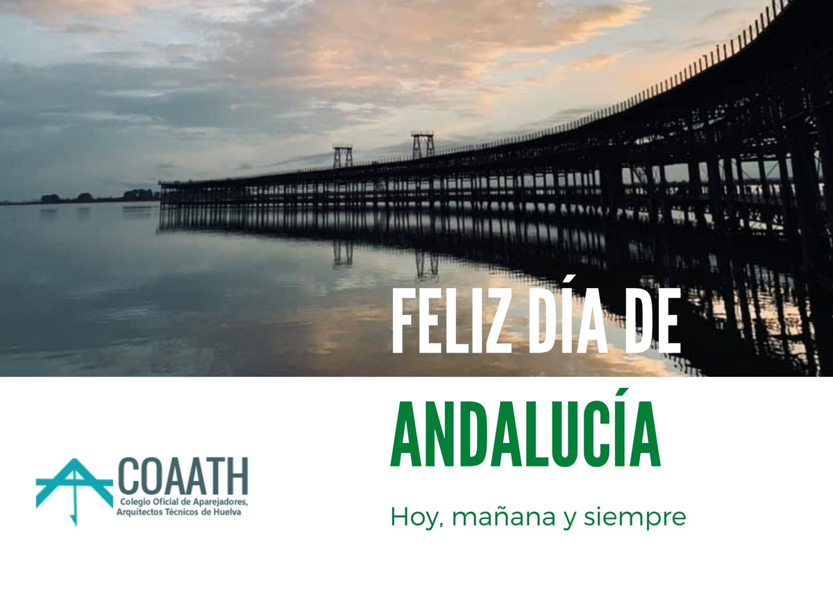 COAATH's tweet photo. Andalucía es pasado, es presente y es futuro. 
Desde #Coaath os deseamos un #FelizDiaDeAndalucia 
#ArquitecturaTécnica 💚 https://t.co/On1pWN6F4s