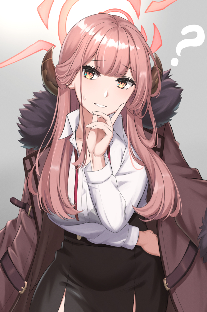 これは最近のビジネス用語に付いて行けずに、曖昧な笑みでごまかす社長
#ブルアカ  #ブルーアーカイブ  #BlueArchive 