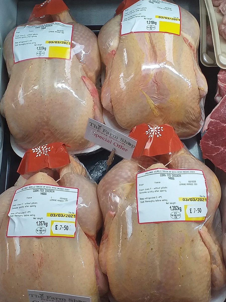 droveorchards's tweet photo. Planning a Sunday roast today? @DroveFarmShop have some delicious corn fed chicken! Get all the trimmings to go with it too, all under one roof..#supportsmallbusiness
#shopsmall #shoplocal #freshfood #norfolkproduce #cornfedchicken #sundayroast https://t.co/Pw8pPwFY7X