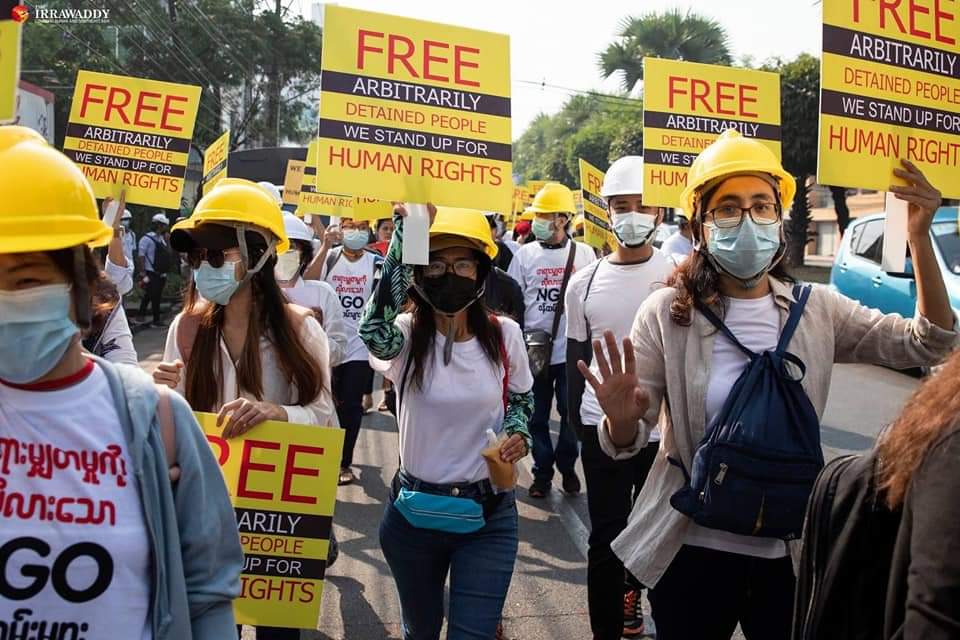 SPRING REVOLUTION

Yangon continue Asia Spring Revolution together with milk tea alliance campaign by youth strike. Crackdown still happening around Myanmar.

Source: The Irrawaddy

#WhatsHappeningInMyanmar
#MilkTeaAlliance #Feb28Coup