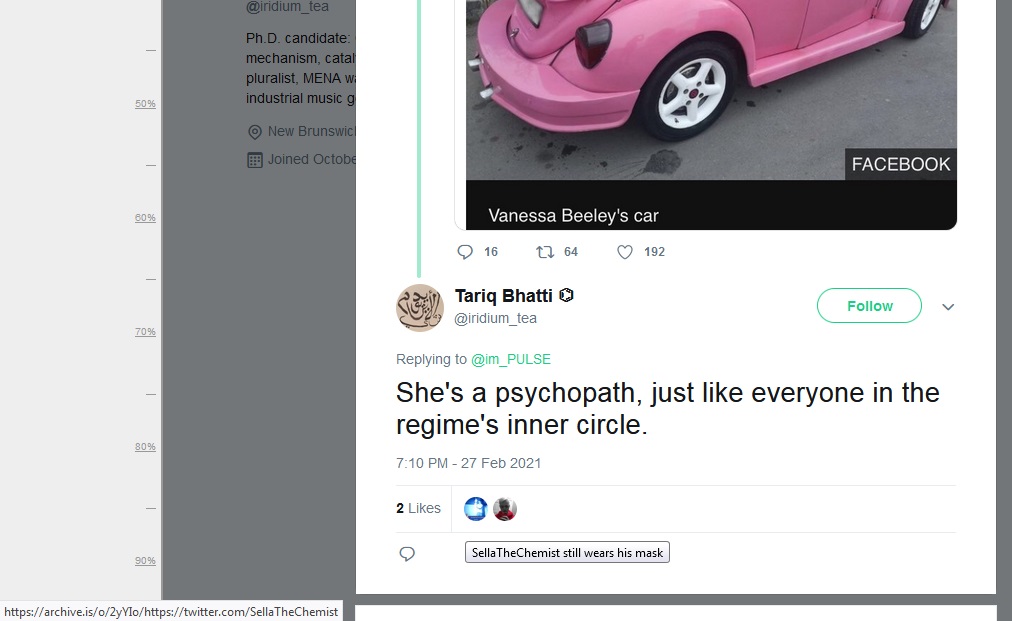 MichaelNo2War's tweet image. What on earth is @UCL's professor Andrea Sella @SellaTheChemist doing 'liking' clear defamation post against a female journalist? Taking part in a coordinated personal attack on her and others? Are there no academic standards to follow at the @UCL anymore?
#UCL #dispicable #abuse