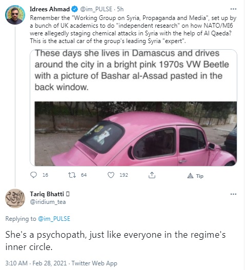 MichaelNo2War's tweet image. What on earth is @UCL's professor Andrea Sella @SellaTheChemist doing 'liking' clear defamation post against a female journalist? Taking part in a coordinated personal attack on her and others? Are there no academic standards to follow at the @UCL anymore?
#UCL #dispicable #abuse