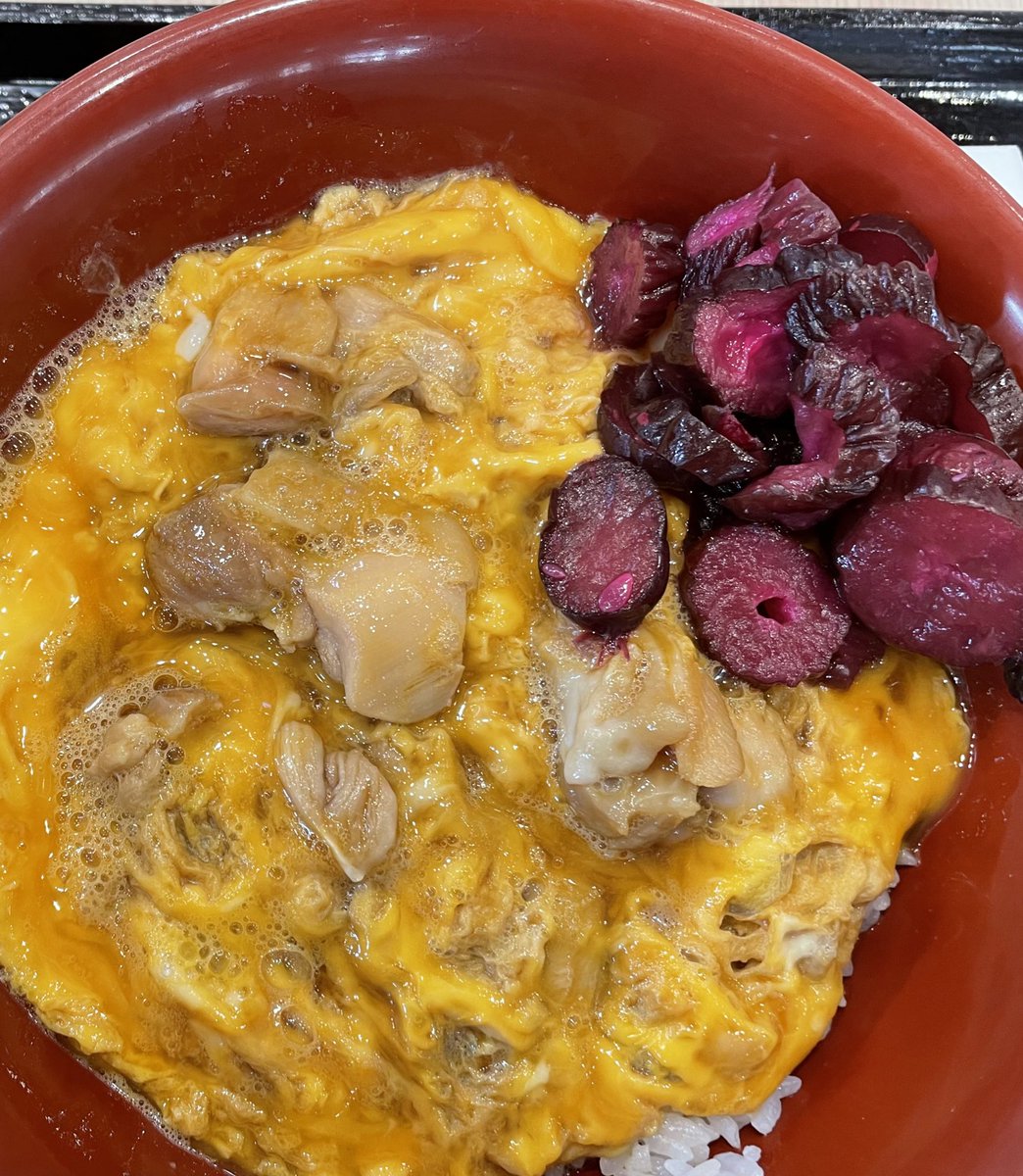 滝澤淳浩 今日の昼ごはんは 酒々井アウトレットのフードコートで 名古屋コーチン親子丼 おいしかった ごちそうさまでした