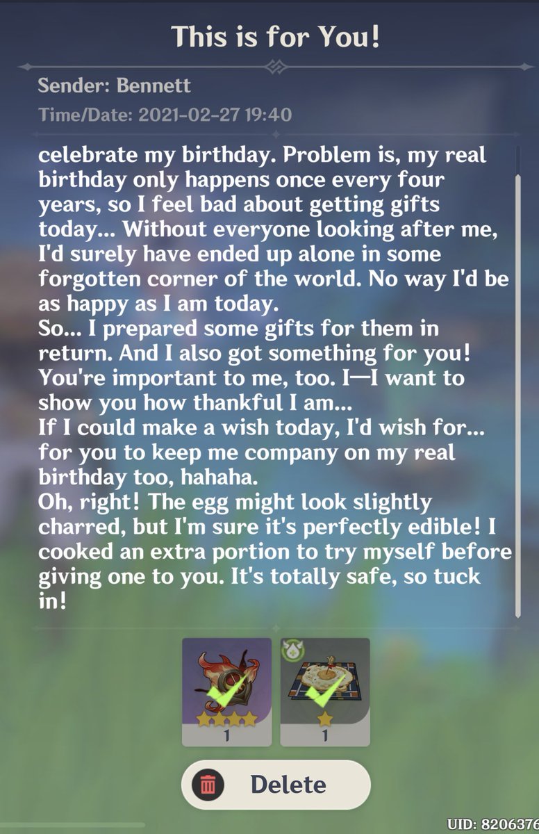 syureal_moved's tweet photo. he was my first main and now my sub DPS. i’ve grown attached to him after unlocking and reading his full story, and because of that, I teared up a bit at his note LOL

sorry I couldn’t provide a full illustration... I’m really busy with commissions and due drawings https://t.co/IZuupV1fhU