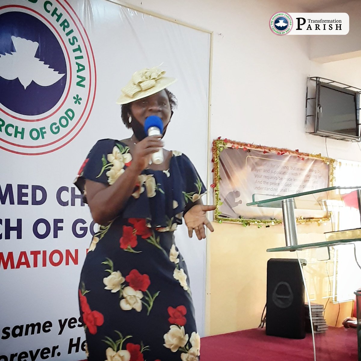 rccgtrans4matn's tweet photo. Prayers of thanksgiving - Sis. Bola Bhadmus
#completerestoration
#rccgtransformationparish https://t.co/wENprANhSf