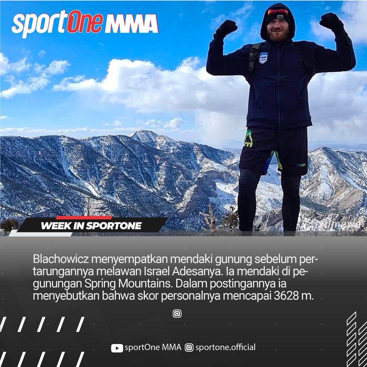 tvOneNews's tweet photo. Udah minggu terakhir nih di bulan Februari. Apa sih yang terjadi di 1 minggu ini? Yuk langsung aja cek beritanya dan tonton videonya di Youtube sportOne MMA! #sportOneMMA #WeekInsportOne https://t.co/30d9NV4Tkw