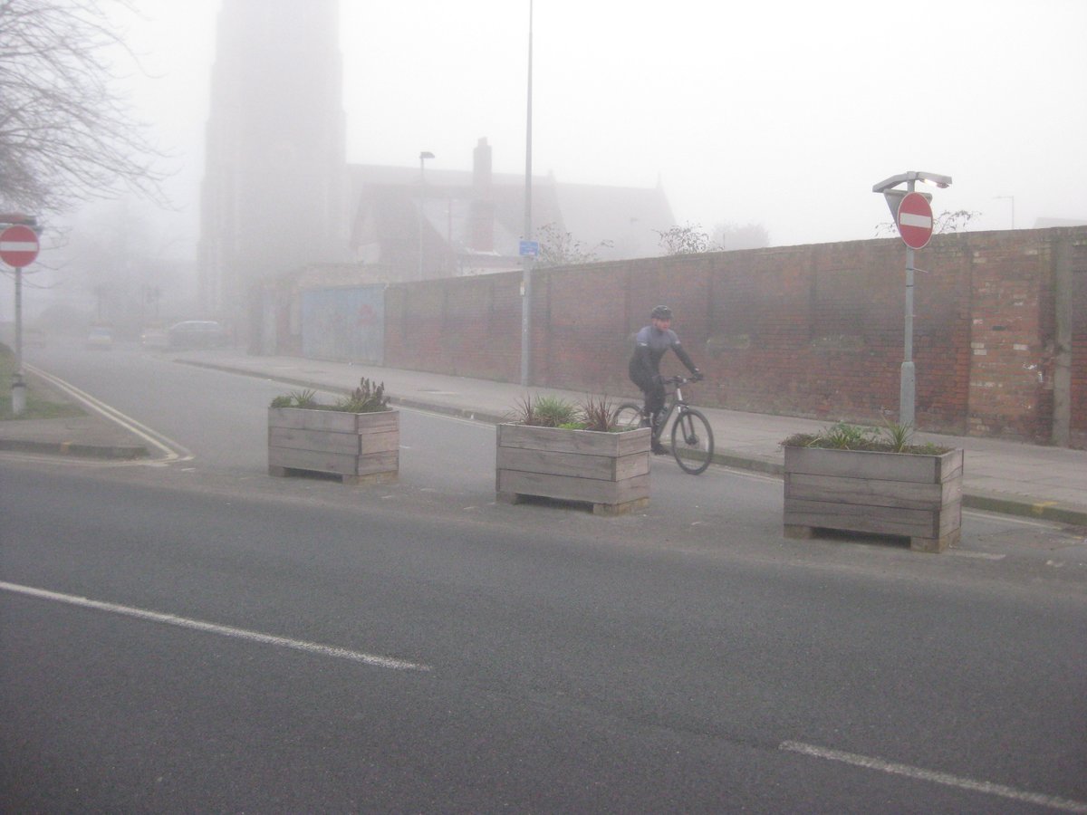 TWTGSuffolk's tweet photo. A bit misty early today, but don't forget to fill in the survey on the change to Bridge Street in Ipswich https://t.co/OGtpEbWMtG https://t.co/37OnVUm1rW