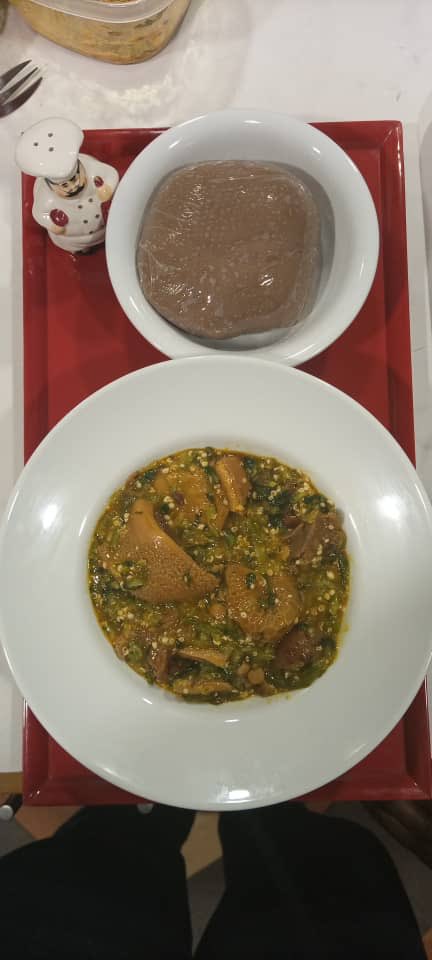 QuietPoolsInn1's tweet photo. Our tables at Lydo’s Restuarant has been prepared for you to have an amazing time on a calm Sunday afternoon. What would be loved to be served with today? 
Our famous Amala &amp; Okra is goals though 😋😋
#sundaybrunch #brunch #foodie #amala #abula #tasty #yummy #food #deliciousfood https://t.co/1nd151t4BE