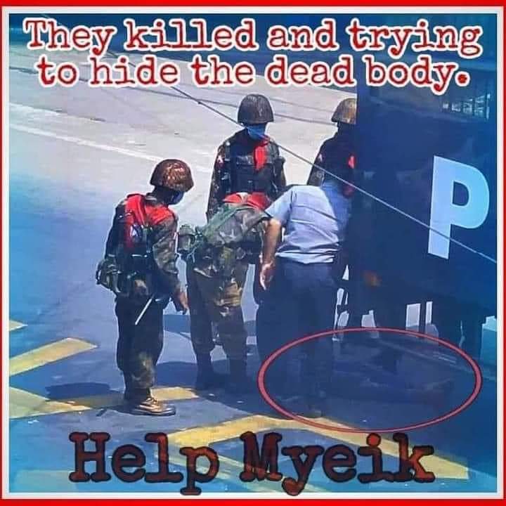 JK91955724's tweet photo. Police killed and trying to hide the dead body. TW//death,blood
SPRING REVOLUTION 
#MilkTeaAlliance
#Feb28Coup
#WhatsHappeningInMyanmar https://t.co/uVGM8GPjhH