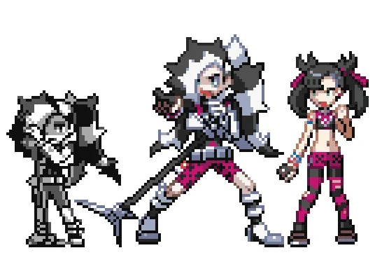 ポケモン25周年おめでとうございました!?
原点回帰で初代赤緑とBW2風ドット絵～ 