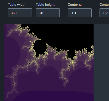 joltdx's tweet photo. If you tune your #SAPUI5 sap.m.Table just right, you can have it display the #Mandelbrot set. 'Have fun!' they said. I did and then blogged about it on the #SAPCommunity. #shenanigans https://t.co/54WjnogzUM https://t.co/6zPLhmYE2K