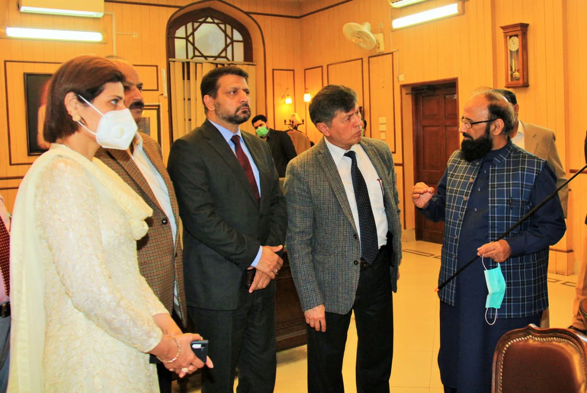 #VCKEMU &amp; faculty honoured to host the honorable Ambassador from Uzbekistan along with the esteemed guests. They left extremely impressed by the practical application of vision of #GovernorPunjab in form of the well functioning #Telemedicine Deptt with plans for future liaison.