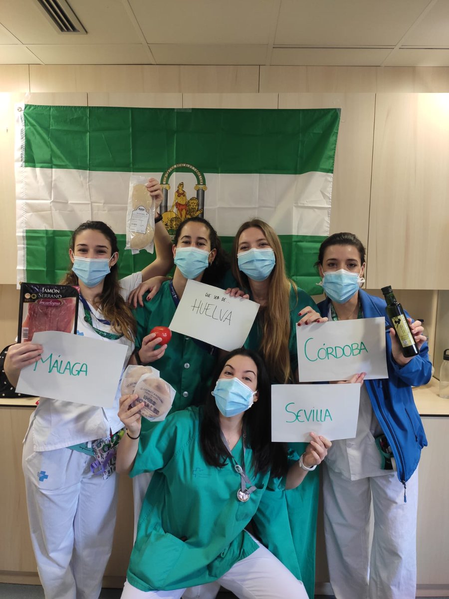 zalragasi's tweet photo. Desde el hospital Vall de Hebrón celebramos el Día de Andalucía con desayuno andalú..mollete de Antequera #kankadena @El_Kanka @IsaaGonzalez9 https://t.co/D83bHT0rFU