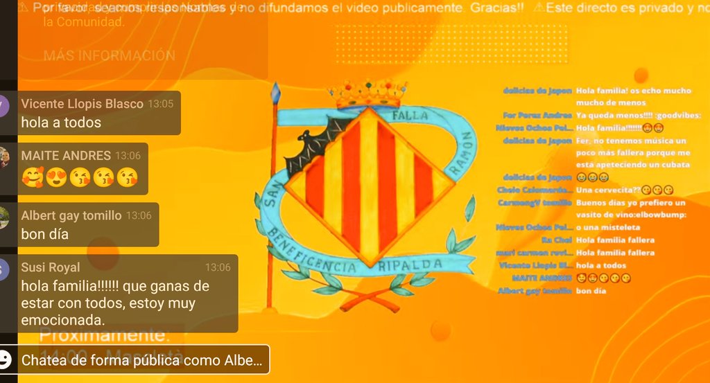 Ja #RibesanDirecte en antena, hui comença amb la e-mascletà. I a les 18:00 crida.