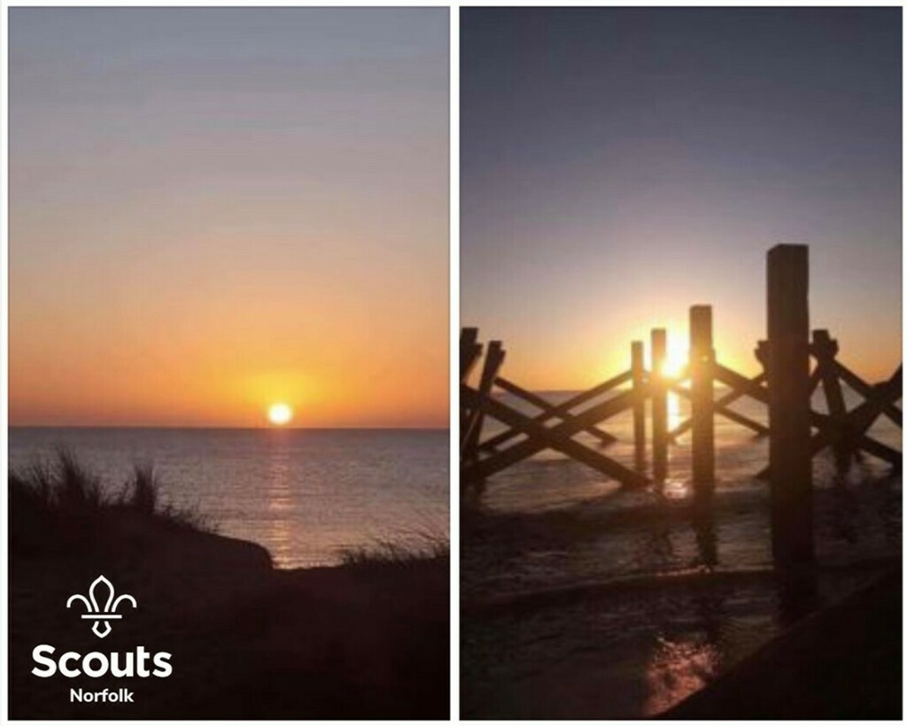 norfolkscouts's tweet image. Less than 15 mins to go until this mornings reflection! Thanks to Shelly for the lovely pictures of the sun this morning #thebigweekendisback #norfolkscoutsbwe2021 #virtualscouting #lockdowndoesntstopnorfolkscouts instagr.am/p/CL1GubFL5bA/