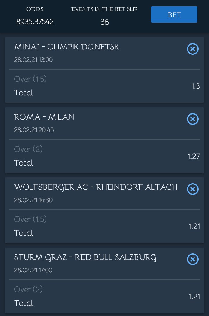 ============================
1xbet Code: 8RD7K

Odds: 8,935.37

Events: FT Over 1.5 &amp; Over 2

All today's game.
============================
cc <a href="/LouieDi13/">B I G L O U I E 🫵🏾</a> <a href="/MisturBets/">MisturBETs</a> <a href="/TheLockTips/">TheLock</a>

#AceTips #sundayvibes #SundayMorning