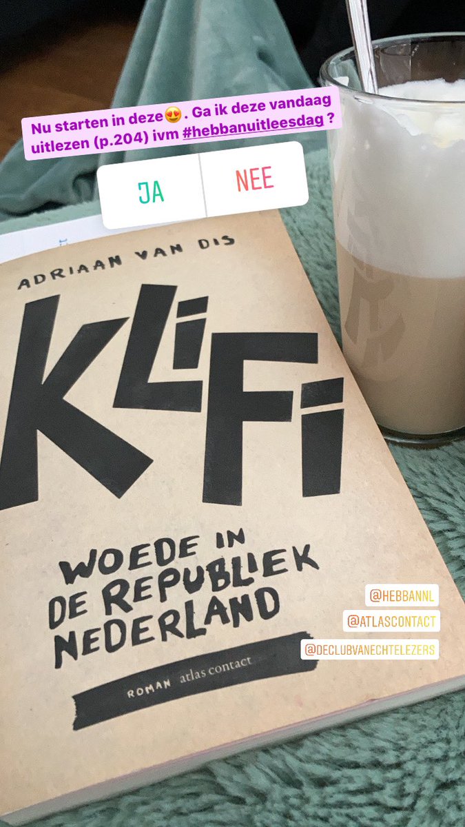 KliFi uitlezen vandaag tijdens de #hebbanuitleesdag #uitleesdag2 <a href="/Hebbannl/">Lezerscommunity Hebban.nl</a>. Thanks to <a href="/EchteLezers/">ClubvanEchteLezers</a> en <a href="/AtlasContact/">AtlasContact</a> voor dit recensie-exemplaar😍🙏🏼. Wat lees jij vandaag?